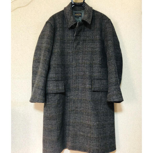 PENDLETON(ペンドルトン)の【美品】ペンドルトン×ナノユニバース 別注／ダブルクロス カラー コート メンズ メンズのジャケット/アウター(ステンカラーコート)の商品写真