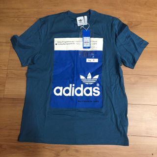 アディダス(adidas)の専用大幅値下げ新品adidasアディダスオリジナルズ　Tシャツ　XL  ブルー(Tシャツ/カットソー(半袖/袖なし))