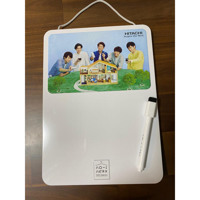 嵐(アラシ)のHITACHI 日立　嵐　メッセージボード エンタメ/ホビーのタレントグッズ(アイドルグッズ)の商品写真