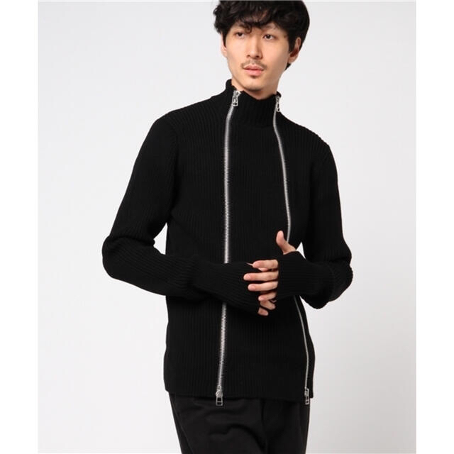 JOHN LAWRENCE SULLIVAN(ジョンローレンスサリバン)のjohnlawrencesullivan zip knit メンズのトップス(ニット/セーター)の商品写真