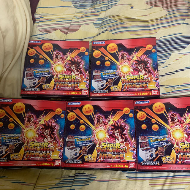 新品本物 Bandai 5box ビッグバンブースターパック2 スーパードラゴンボールヒーローズ Box デッキ パック Ssr Performance De