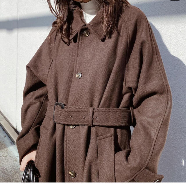 moussy(マウジー)のマウジー BAL COLLAR LONG COAT ステンカラー コート メンズのジャケット/アウター(ステンカラーコート)の商品写真