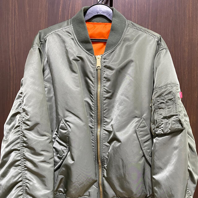 Supreme - supreme globe MA-1 サイズs オリーブ カーキの通販 by K