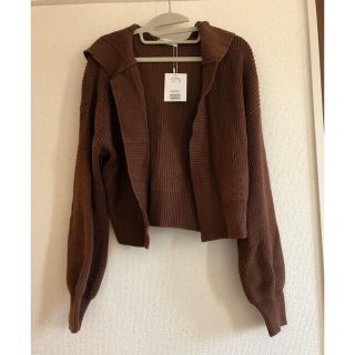 ナチュラルクチュール(natural couture)の新品タグ付き♡natural couture ニットカーディガン(カーディガン)