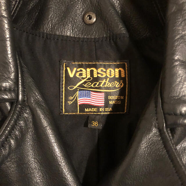 VANSON(バンソン)の【今週まで】vanson loftman 別注 C2 ダブルライダースジャケット メンズのジャケット/アウター(ライダースジャケット)の商品写真