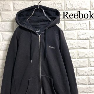 リーボック(Reebok)のリーボック　フルジップパーカー　刺繍ロゴ　Mサイズ(パーカー)