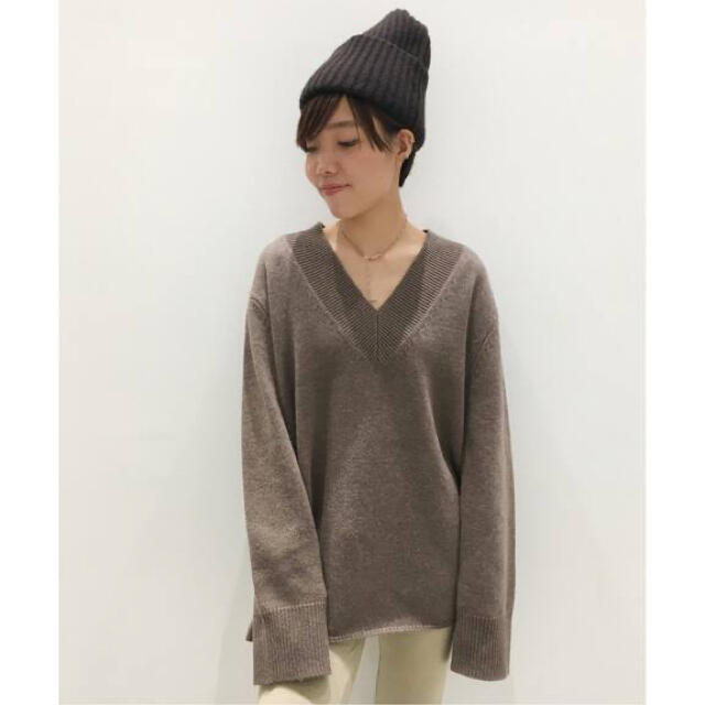 美品★L'Appartement★WOOL Cashmere V/N Knit