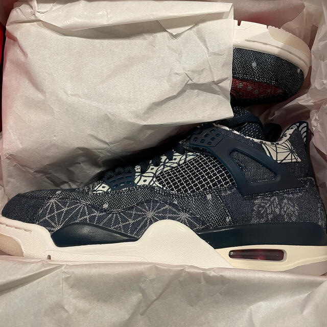 NIKE AIR JORDAN 4 SASHIKO DEEP OCEAN 27 - スニーカー