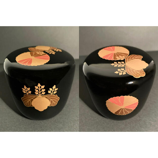 ■岡本陽斎《棗なつめ》■輪島塗 高台寺蒔絵■共箱 薄茶器■茶道具 茶入 漆器