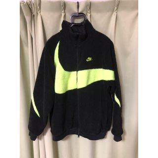 ナイキ(NIKE)の【XLサイズ】ナイキ　ボアジャケット　ブラック × ボルト(ブルゾン)