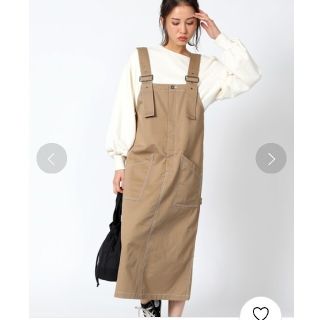 フリークスストア(FREAK'S STORE)の美品☆UNIVERSAL OVERALL/別注T/Cツイルジャンパースカート☆(ロングワンピース/マキシワンピース)