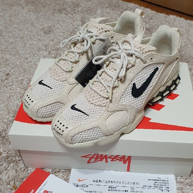 NIKE(ナイキ)のStussy×NIKE AIR ZOOM SPIRIDON CAGE 2 メンズの靴/シューズ(スニーカー)の商品写真