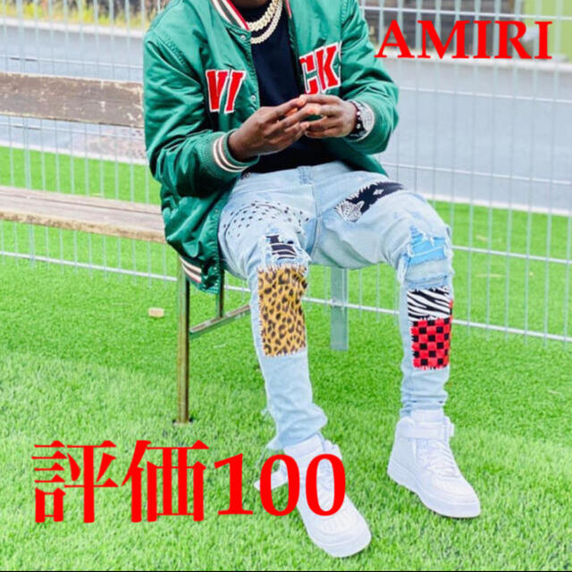 最も信頼できる Saint Laurent - トミー⭐︎ AMIRI パッチワークデニム