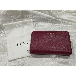 フルラ(Furla)のFURLA フルラ 二つ折り財布　【赤、ワインレッド】(財布)