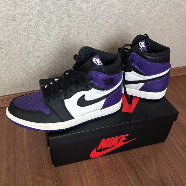 NIKE(ナイキ)のNIKE AIR JORDAN1  COURT PURPLE 26.0 メンズの靴/シューズ(スニーカー)の商品写真