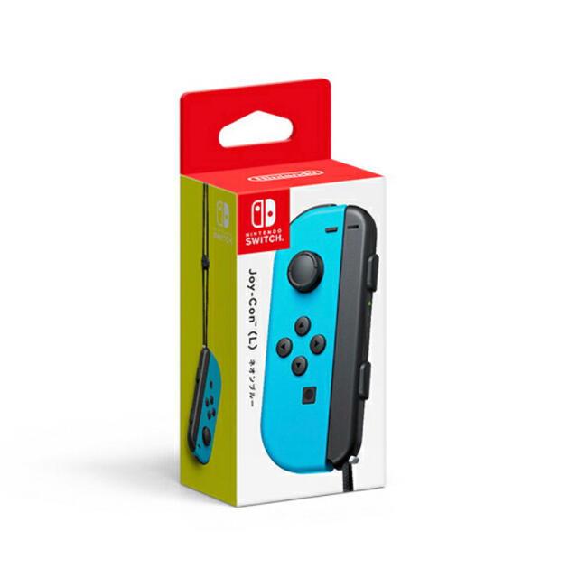 Nintendo Switch(ニンテンドースイッチ)の【新品未開封】Joy-Con(L)ネオンブルー　ジョイコン エンタメ/ホビーのゲームソフト/ゲーム機本体(携帯用ゲーム機本体)の商品写真