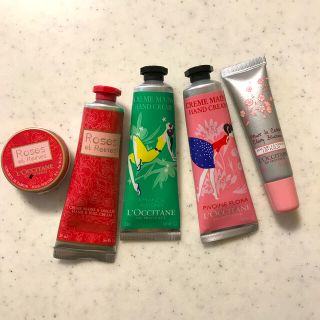 ロクシタン(L'OCCITANE)の★未使用・SET★ロクシタン　ハンドクリーム・ソリッドパフューム・リップバーム(ハンドクリーム)