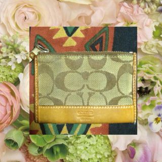 コーチ(COACH)のコーチシグネチャー廃盤品(コインケース)