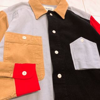 美品 BEAMS BOY コーデュロイ クレイジーワークシャツ 定価15180円