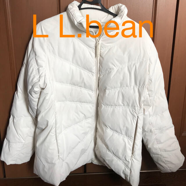 LL.beanホワイトダウンジャケットL(レディース) | フリマアプリ ラクマ