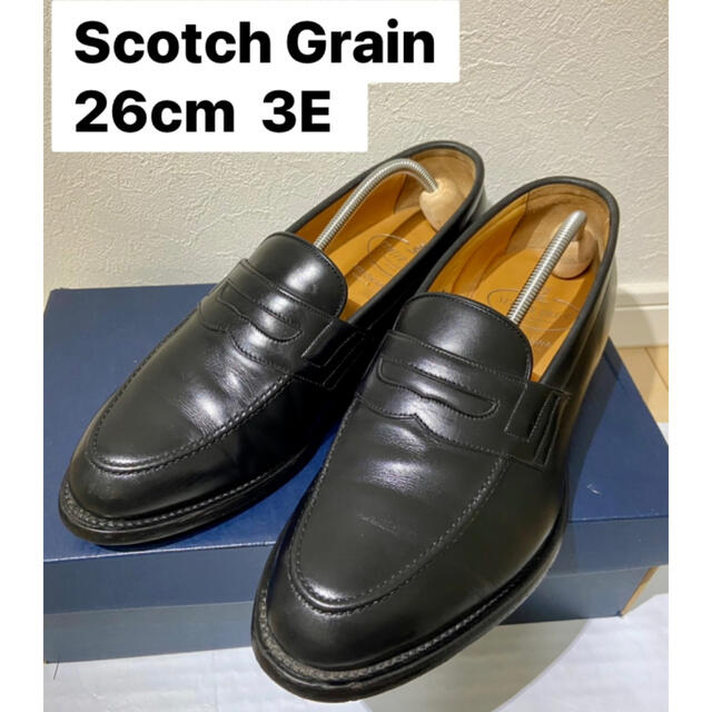 最終価格！　スコッチグレイン　ローファー　26cm 3E 革靴　日本製　3821