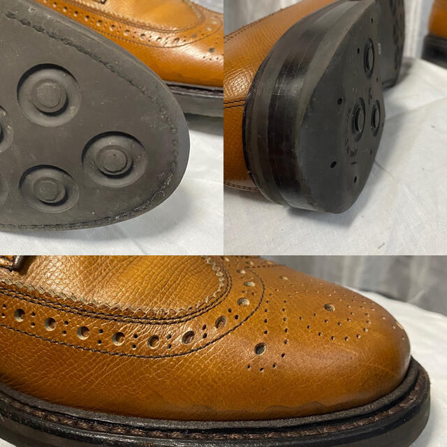 Trickers(トリッカーズ)のバーウィック　ウイングチップ　ライトブラウン　UK7 ダイナイトソール メンズの靴/シューズ(ドレス/ビジネス)の商品写真