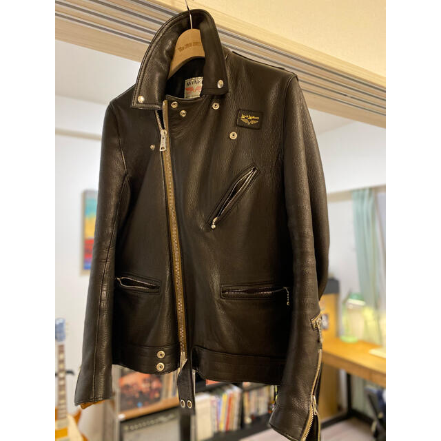 Lewis Leathers(ルイスレザー)のルイスレザー ×リアルマッコイズ　サイクロン　ブラック メンズのジャケット/アウター(ライダースジャケット)の商品写真