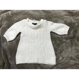 ベビーギャップ(babyGAP)のbaby GAP ニットワンピース　７０サイズ(ワンピース)