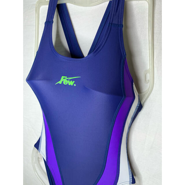 FEW  競泳水着　水着 2XL 紺紫白　スクール水着 他サイズございます レディースの水着/浴衣(水着)の商品写真
