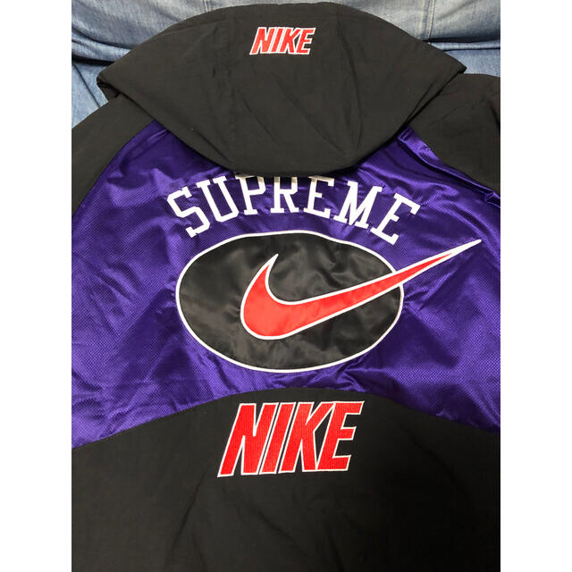 送料込 S Supreme Hooded Sport Jacket パープル