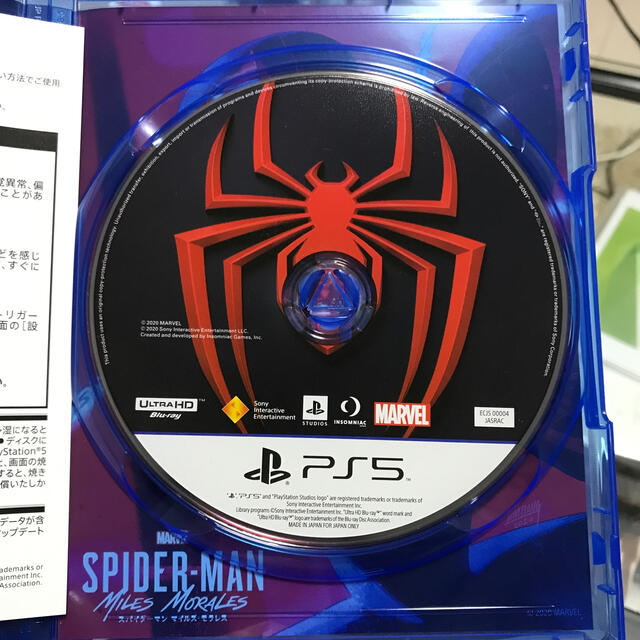 MARVEL(マーベル)のMarvel’s Spider-Man： Miles Morales（スパイダー エンタメ/ホビーのゲームソフト/ゲーム機本体(家庭用ゲームソフト)の商品写真