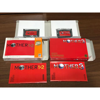 ニンテンドウ(任天堂)のMOTHER1＋2 MOTHER3 のセット(携帯用ゲームソフト)