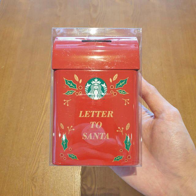 Starbucks Coffee(スターバックスコーヒー)の韓国スタバ★Xmasシーズン2★限定★20クリスマスレターボックスティンケース インテリア/住まい/日用品のインテリア小物(置物)の商品写真