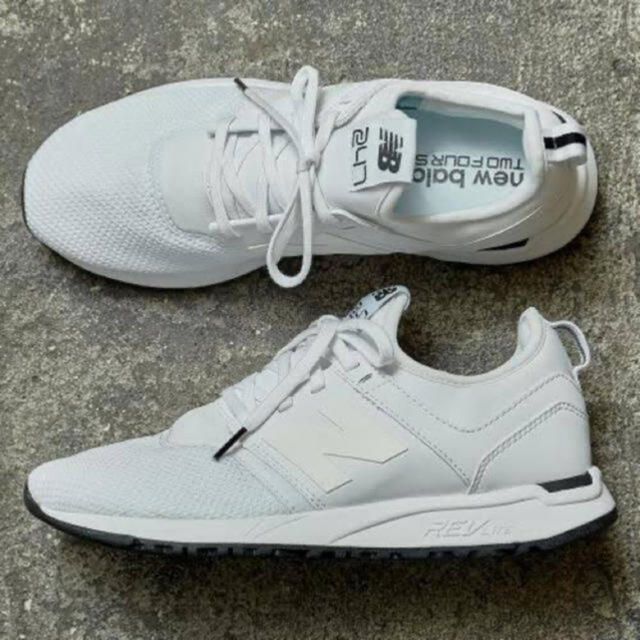 New Balance(ニューバランス)のニューバランス 白 スニーカー レディースの靴/シューズ(スニーカー)の商品写真
