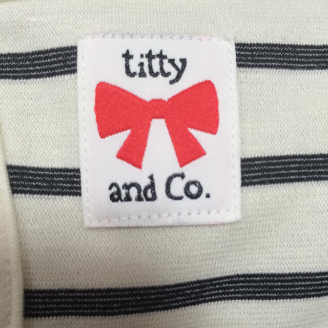 titty&co(ティティアンドコー)のティティアンドコー♡ボーダーワンピ レディースのワンピース(ミニワンピース)の商品写真