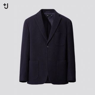 ユニクロ(UNIQLO)の新品未使用 UNIQLO +J ウールブレンドオーバーサイズジャケット M(テーラードジャケット)