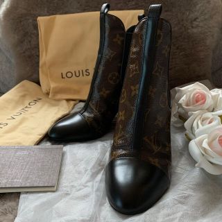 ルイヴィトン(LOUIS VUITTON)のMonacoルイヴィトン購入　ルイヴィトンブーツ36size モナコ店内(ブーツ)