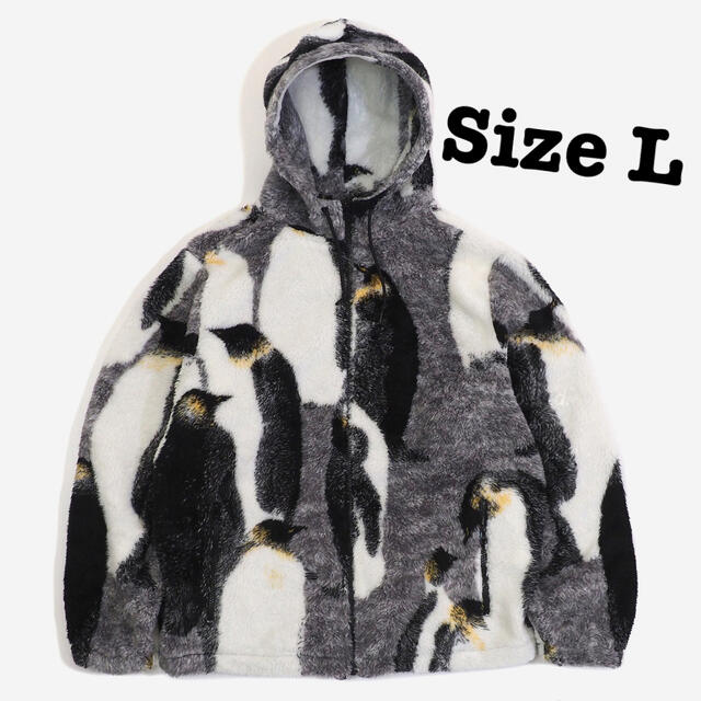 L Supreme Penguins Hooded Fleece Jacket