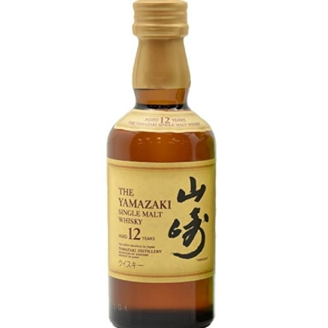 山崎 12年 シングル モルト ウイスキー ミニボトル 50ml 12本