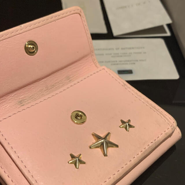 値下げ【JIMMY CHOO】ネモ　ピンク系　 レディースのファッション小物(財布)の商品写真