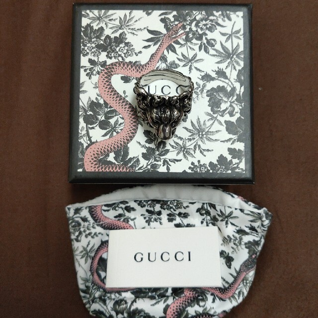 Gucci(グッチ)のGUCCIライオンヘッドリング メンズのアクセサリー(リング(指輪))の商品写真