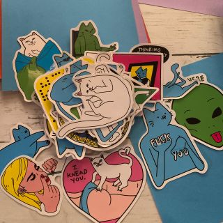 RIPNDIP ステッカー45枚(ステッカー)