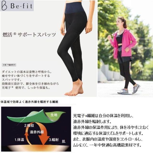 Be-fit 光電子 燃活サポートスパッツ LLサイズ