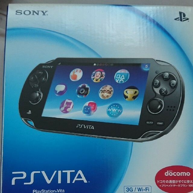 PlayStation Vita(プレイステーションヴィータ)のSONY PlayStationVITA 本体  PCH-1100 AA01 エンタメ/ホビーのゲームソフト/ゲーム機本体(携帯用ゲーム機本体)の商品写真