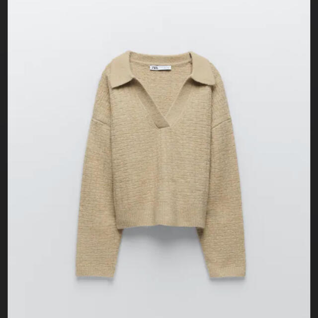 ZARA 襟付きニット　極美品　人気 | フリマアプリ ラクマ