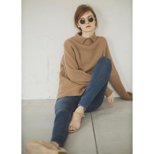 theory(セオリー)のMercer Wool Cash Moving Rib Tneck レディースのトップス(ニット/セーター)の商品写真