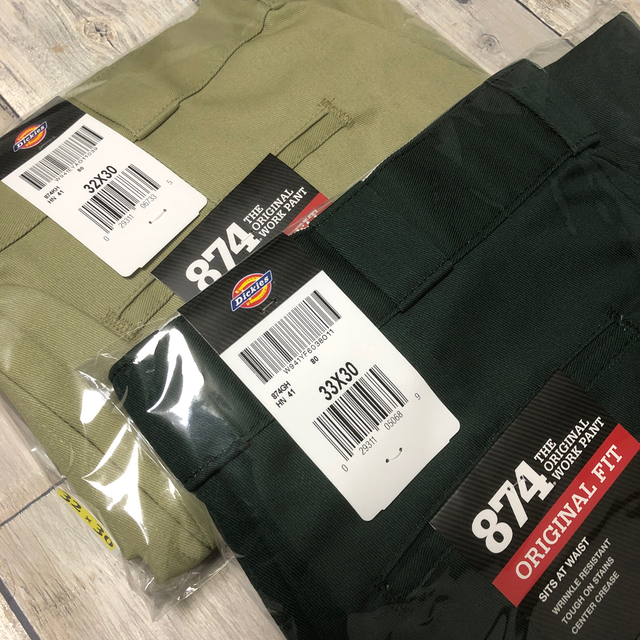 Dickies(ディッキーズ)の【新品・送料無料】32×30 ベージュ 32×30 グリーンディッキーズ 874 メンズのパンツ(ワークパンツ/カーゴパンツ)の商品写真