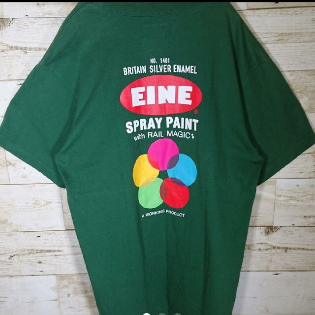 EINE アイン Tシャツ シングルステッチ 90s メンズのトップス(Tシャツ/カットソー(半袖/袖なし))の商品写真