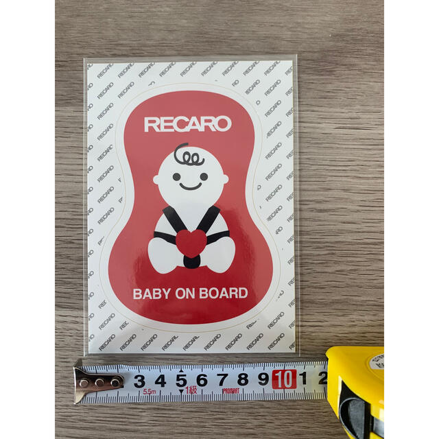 RECARO(レカロ)のRECARO チャイルドシート　ステッカー 自動車/バイクの自動車(車内アクセサリ)の商品写真