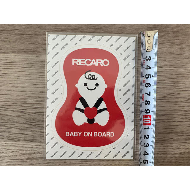 RECARO(レカロ)のRECARO チャイルドシート　ステッカー 自動車/バイクの自動車(車内アクセサリ)の商品写真